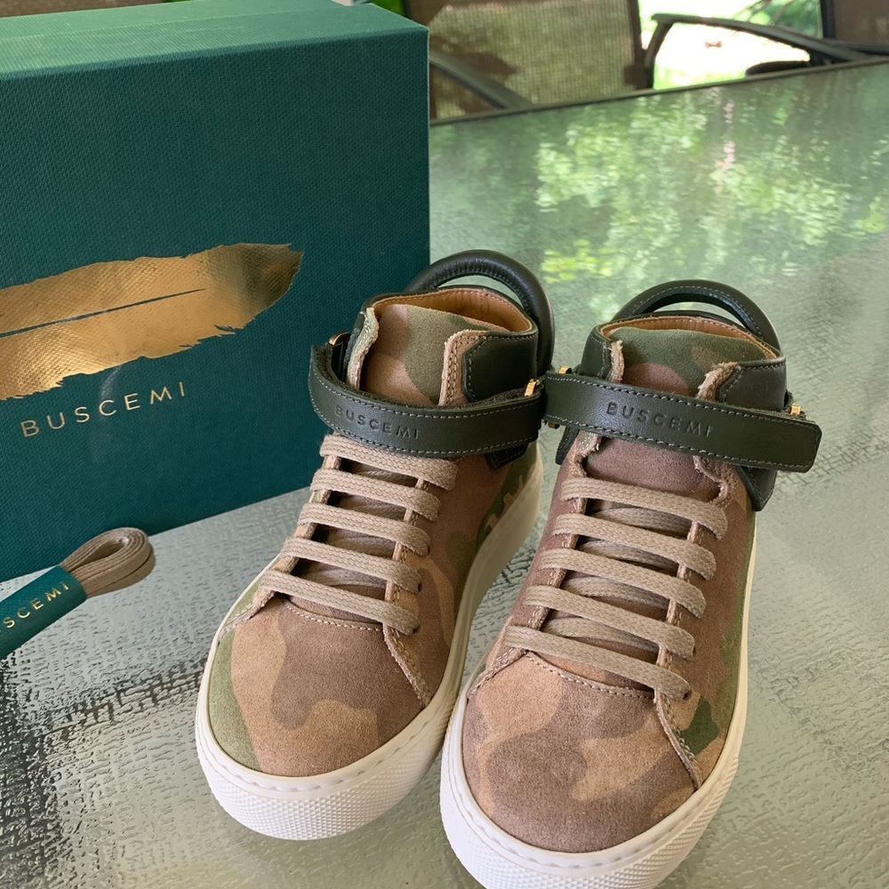 Brand new Buscemi 100MM kid suede - Picture 7 of 9